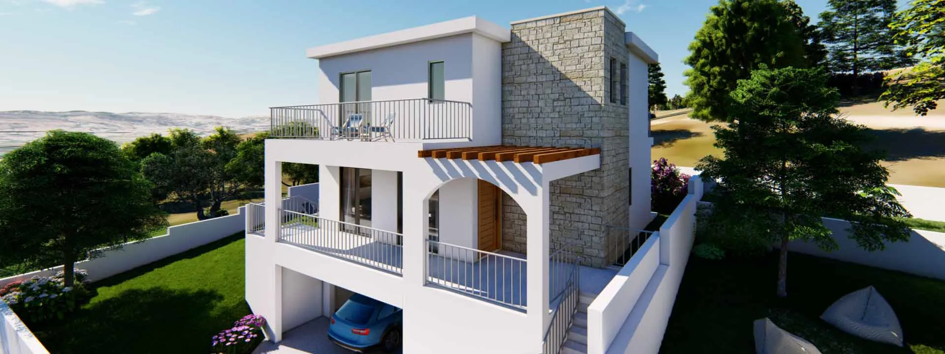 3 yatak odalı villa — Polis, Baf — 7/8