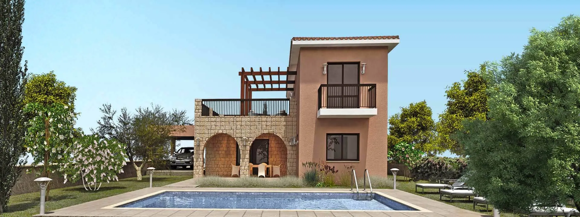 Villa met 3 slaapkamers te koop in Venus-rots, Paphos — 2/2