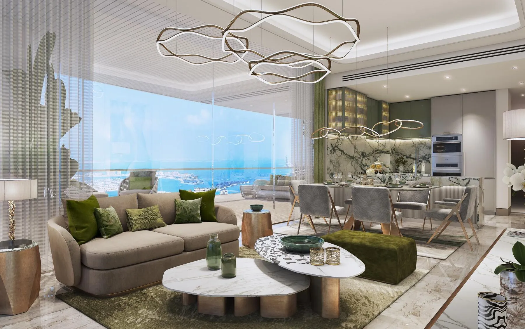 1 yatak odalı daire — Dubai Marina — 19/20