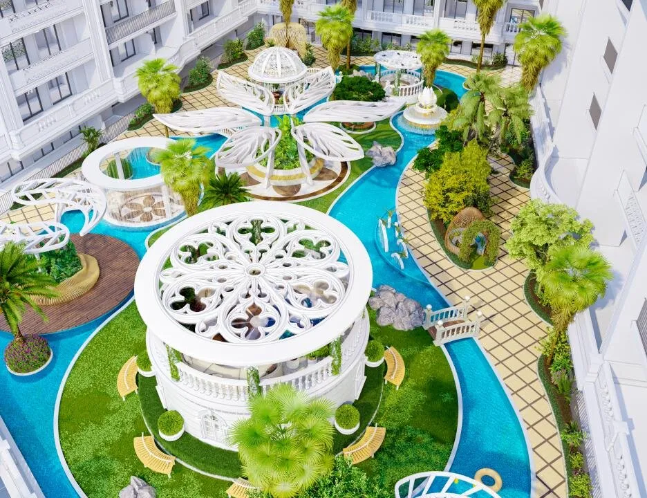 Luxe appartementen met ingerichte keuken en benodigde inbouwapparatuur! Renteloze termijnbetalingen! Hoog rendement - 8%! Prachtig appartement om te wonen, investeren en verhuren!, 1 slaapkamers, 71 m²