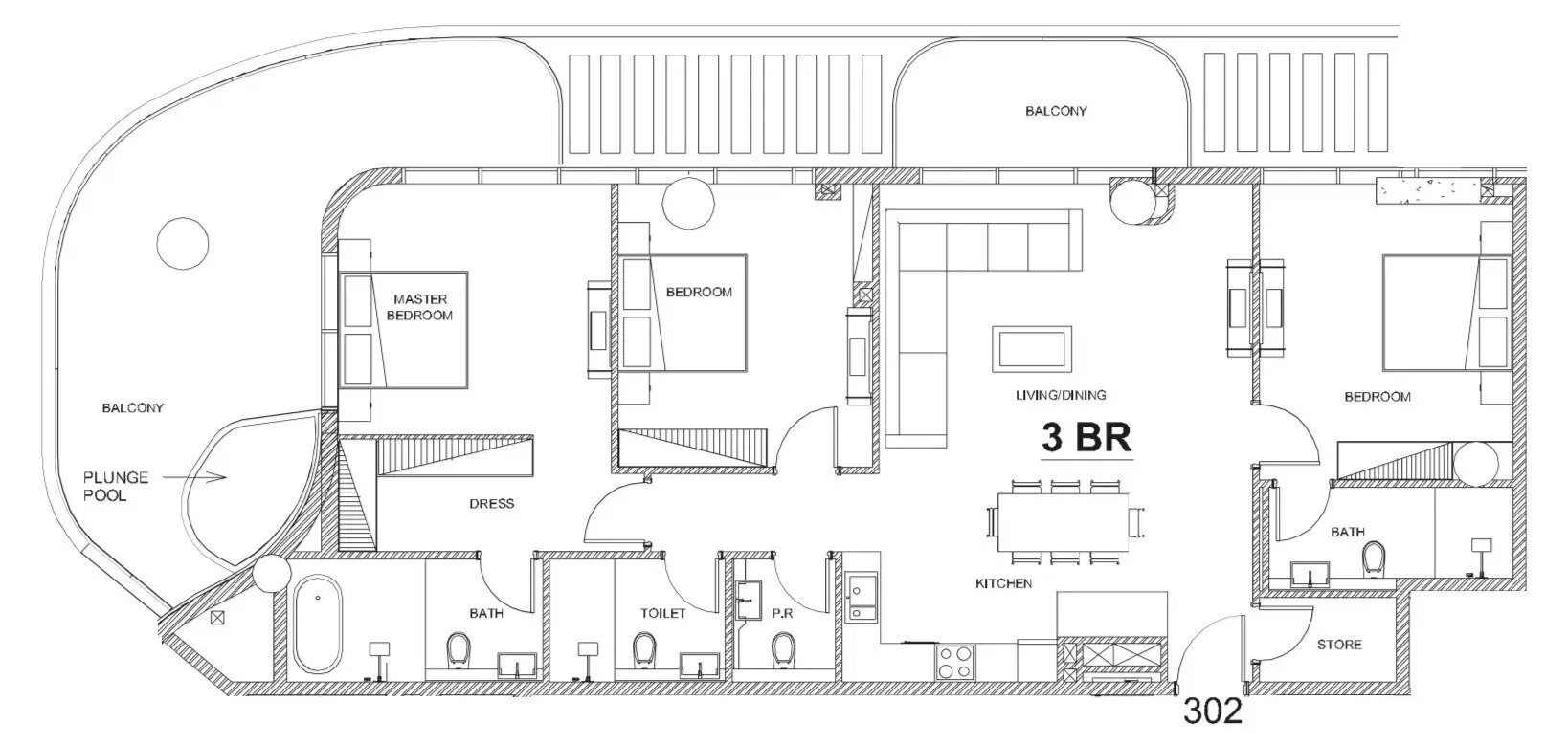 3 yatak odalı daire — Dubai Islands — 20/20
