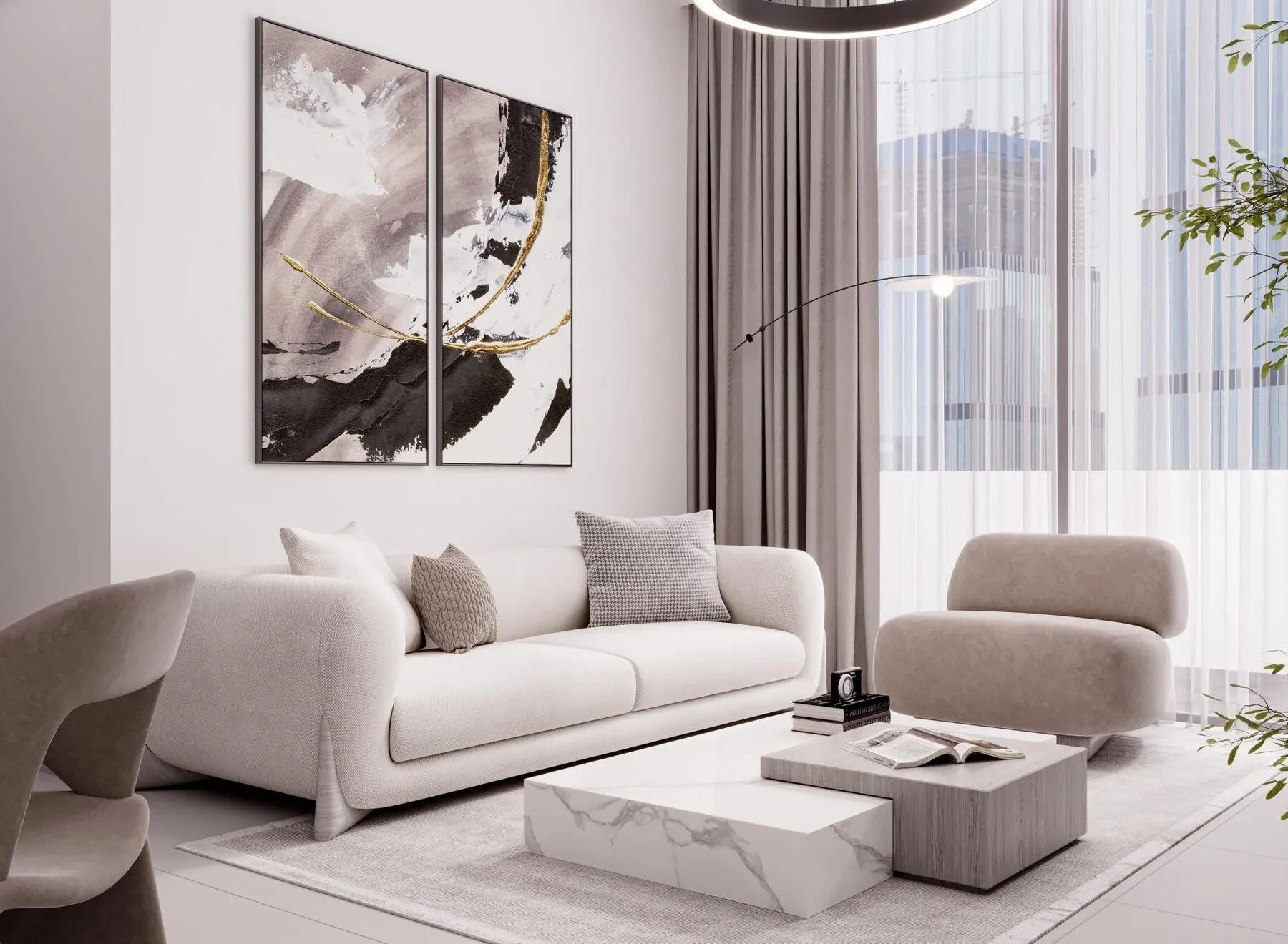 1 yatak odalı daire — Jumeirah Garden City, Dubai — 3/13