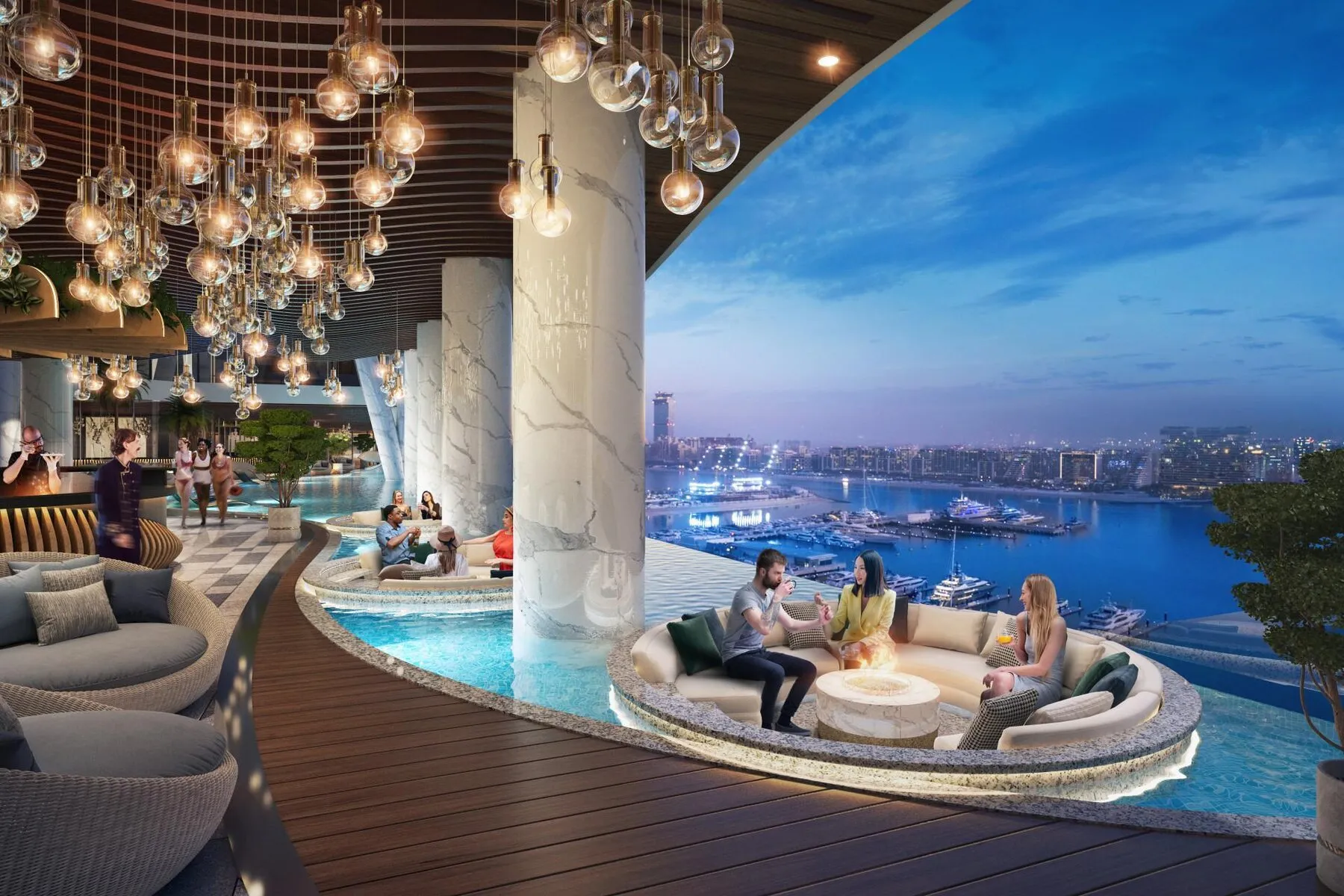 1 yatak odalı daire — Dubai Marina — 8/20