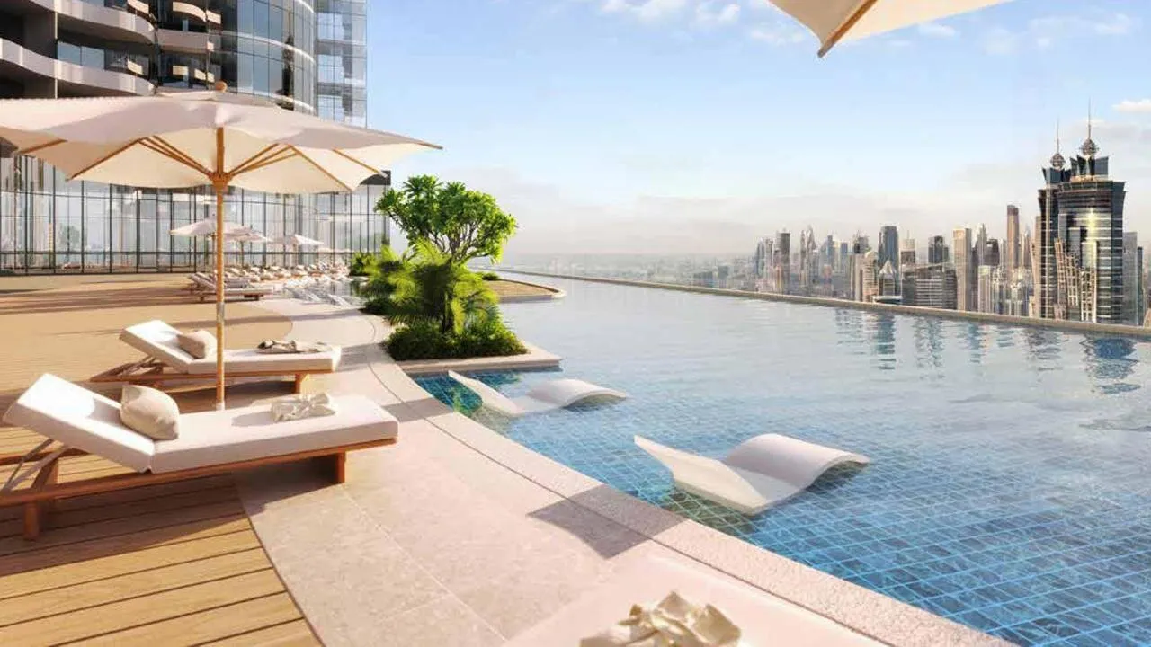Appartementen met een schitterende ligging in het nieuwe Al HABTOOR TOWER project. Verkocht met keukenapparatuur! Een uitstekende optie voor wonen, beleggen en verhuren (ROI - 6,7% in $)!, 2 slaapkamers, 136 m²