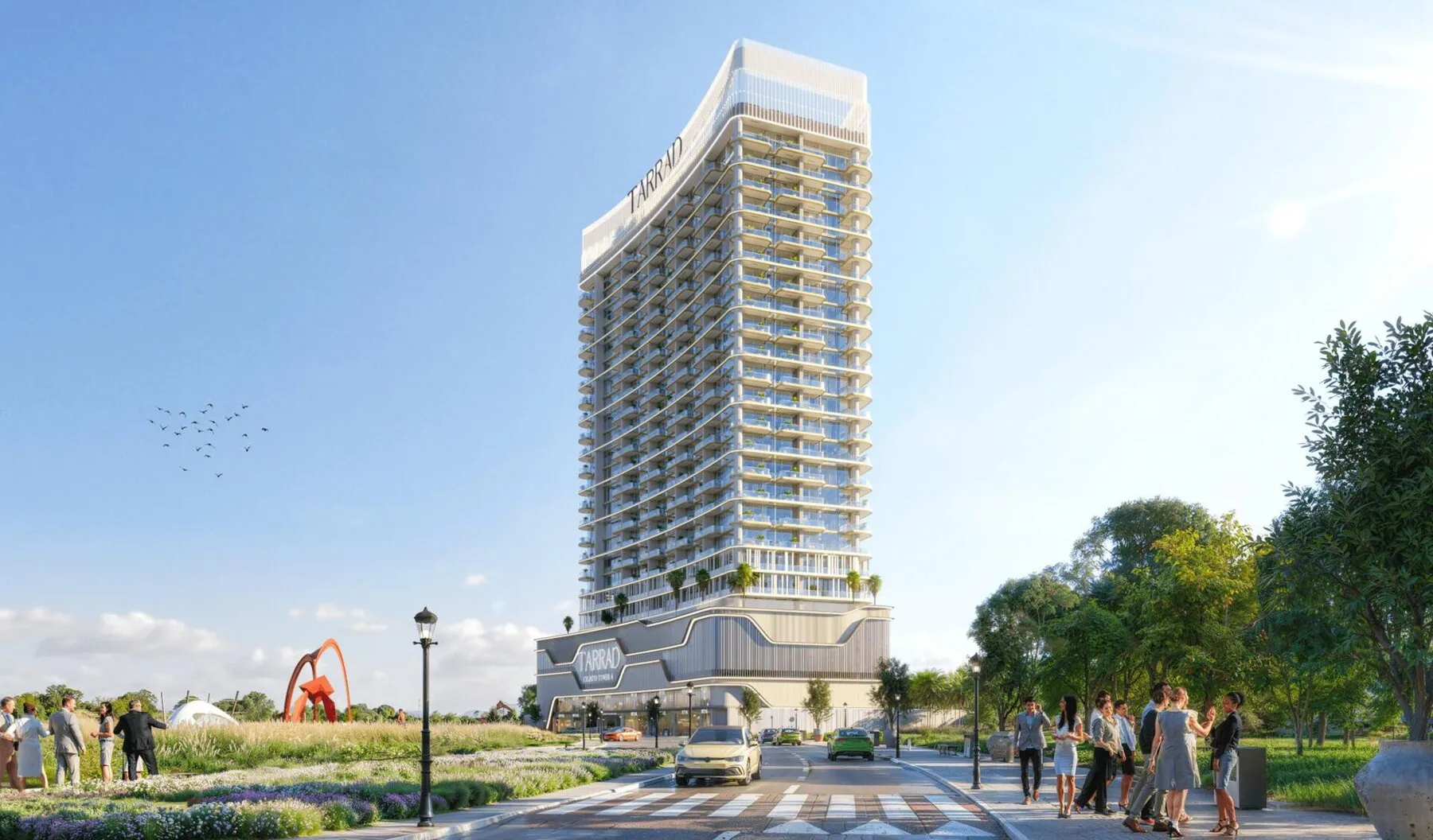 Celesto Tower 4 van Saeed Tarrad: multifunctioneel pand voor wonen en werken!, 2 slaapkamers, 79 m²