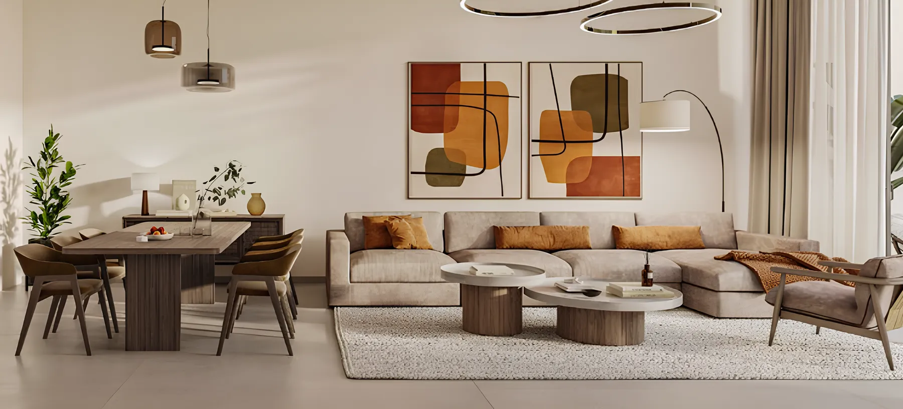 2 yatak odalı daire — Al Furjan, Dubai — 3/8