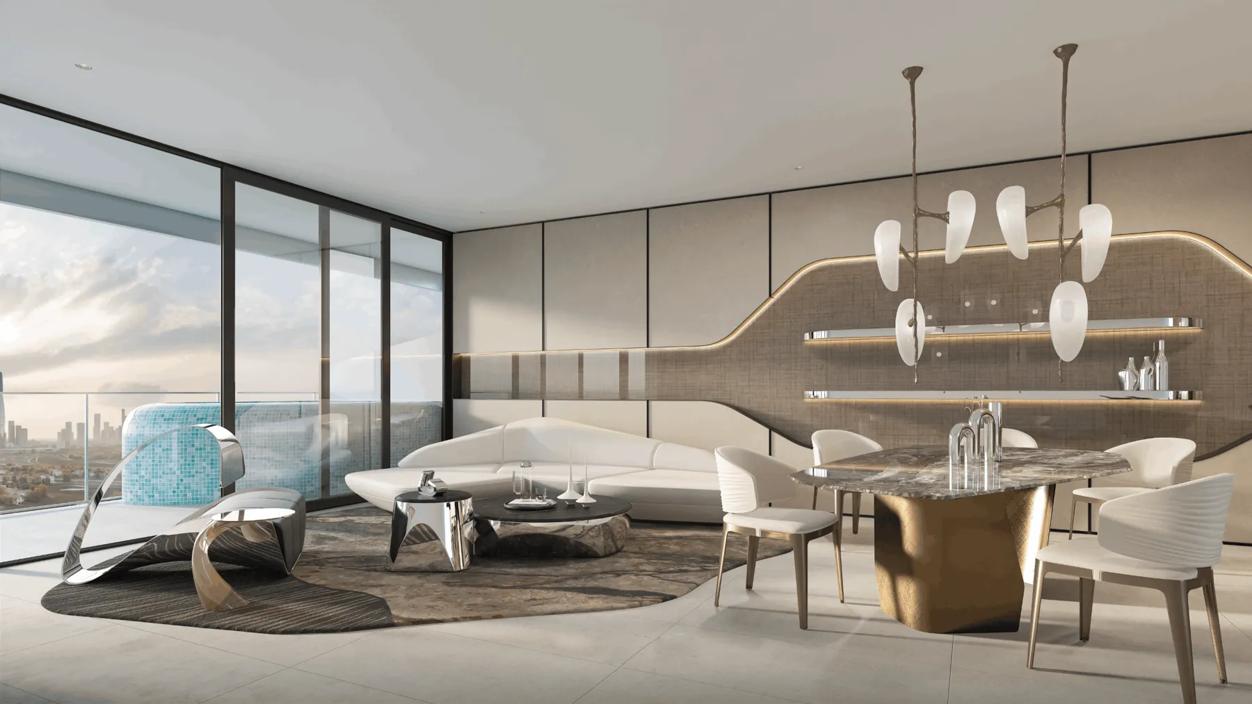 2 yatak odalı daire — Dubai Sports City — 4/7
