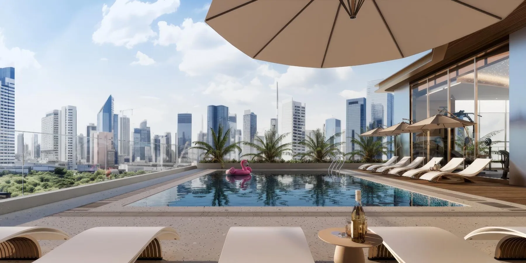 Probeer Stamn Yuni in Jumeirah Garden City! Zorg ervoor dat u het goed doet! Меблированная кухня! Het is mogelijk om dit te doen! Подберем с выгодной ставкой по ипотеке или рассрочке in ОАЭ!, 1 BR, 57 m²