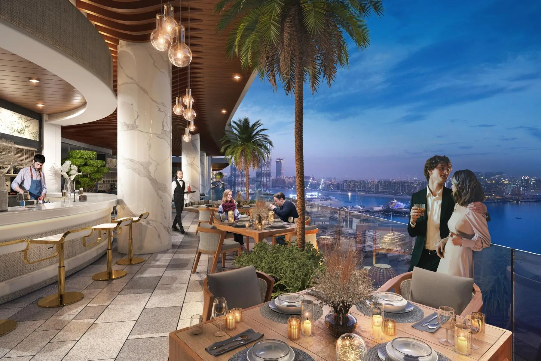 1 yatak odalı daire — Dubai Marina — 2/20