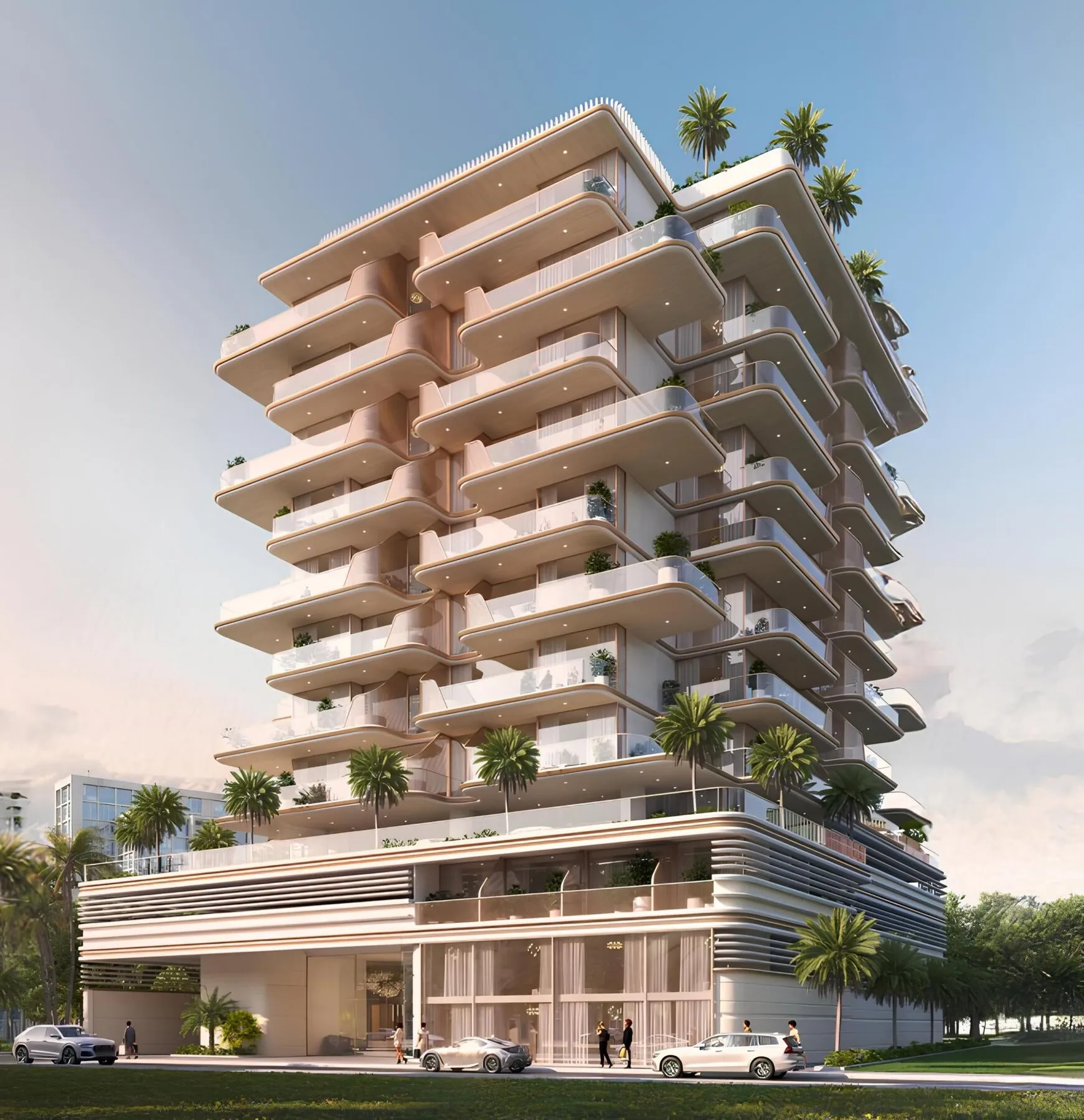 Luxe appartementen in Sunset Bay 4 op Dubai Islands! Directe toegang tot het strand! Zach, 2 slaapkamers, 126 m²