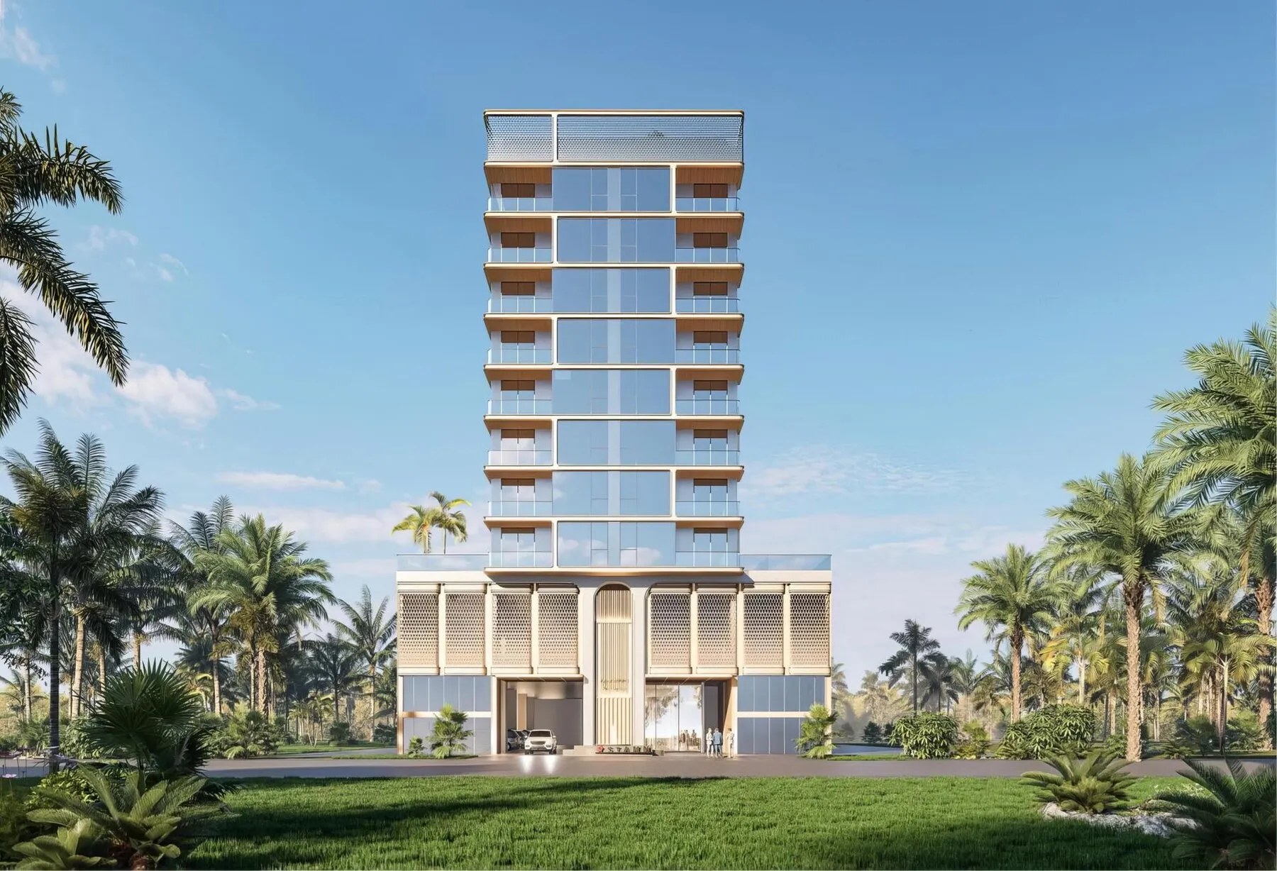 1 yatak odalı daire — Jumeirah Garden City, Dubai — 14/14