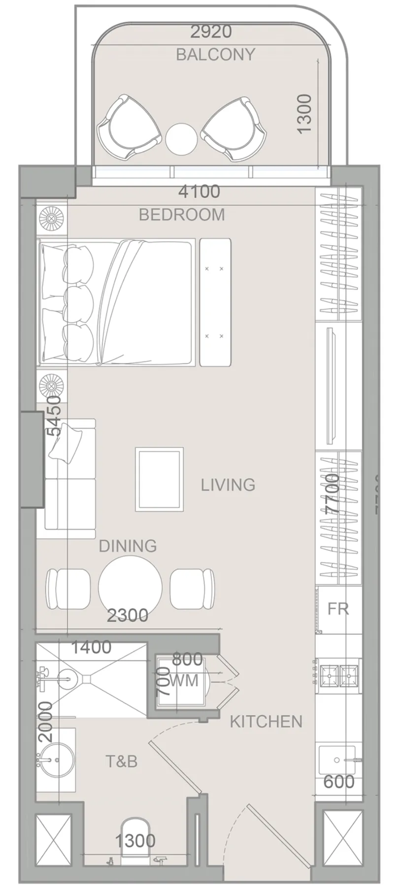 Stüdyo daire — JVT District 4, Dubai — 9/9
