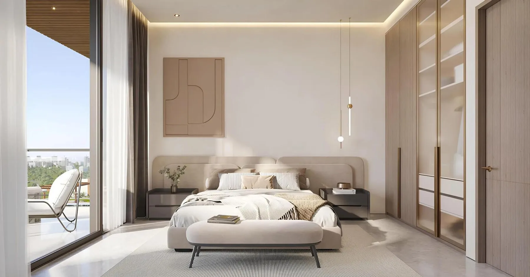 1 yatak odalı daire — Warsan 4, Dubai — 2/13