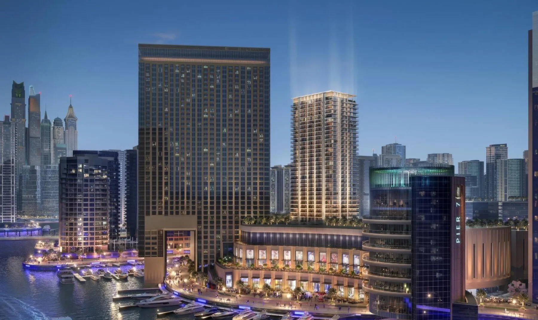 Premium appartementen in het wooncomplex Marina Cove met een prachtig uitzicht op de jachthaven! Aan de kust! Dubai Marina-gebied! Een uitstekend project voor wonen en investeren! Woningen met een gunstige hypotheekrente of afbetalingsplan vinden wij in