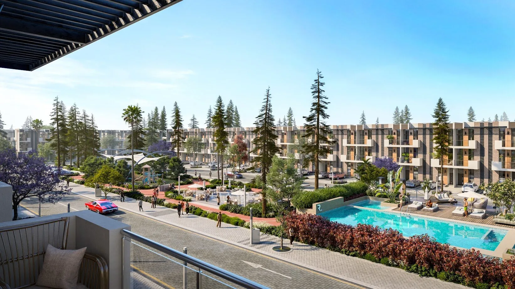 Herenhuizen in het luxe wooncomplex Reportage Hills in Dubailand, Dubai! H, studio, 217 m²