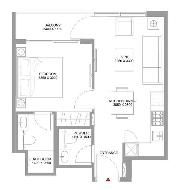 1 yatak odalı daire — Umm Al Quwain — 8/8