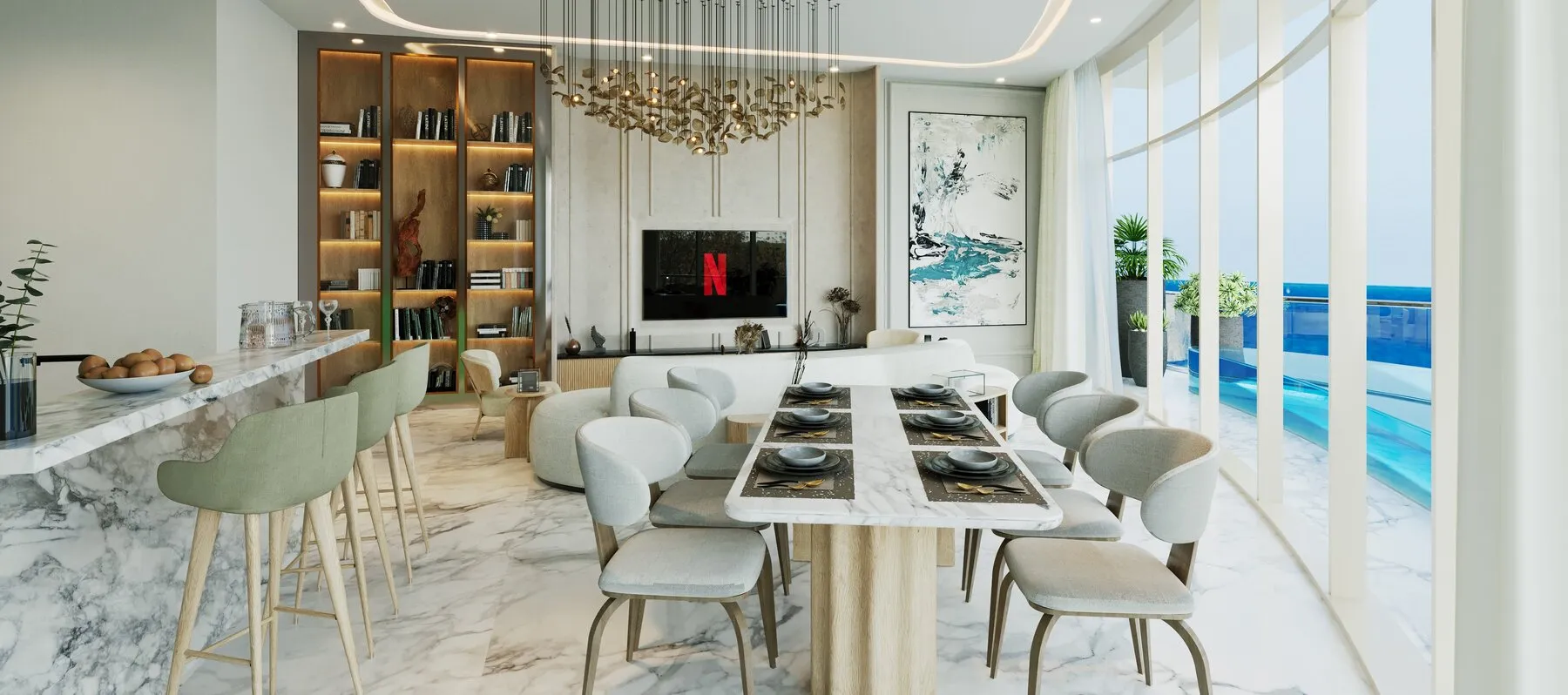 1 yatak odalı daire — Al Marjan Island, Ras el-Hayme — 7/20