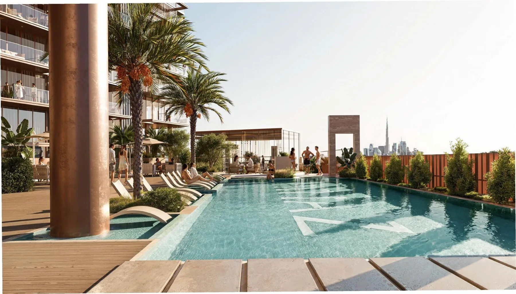 Sea Cliff van Imtiaz Developments: woning aan het strand op Dubai Islands!, 1 slaapkamer, 68 m²