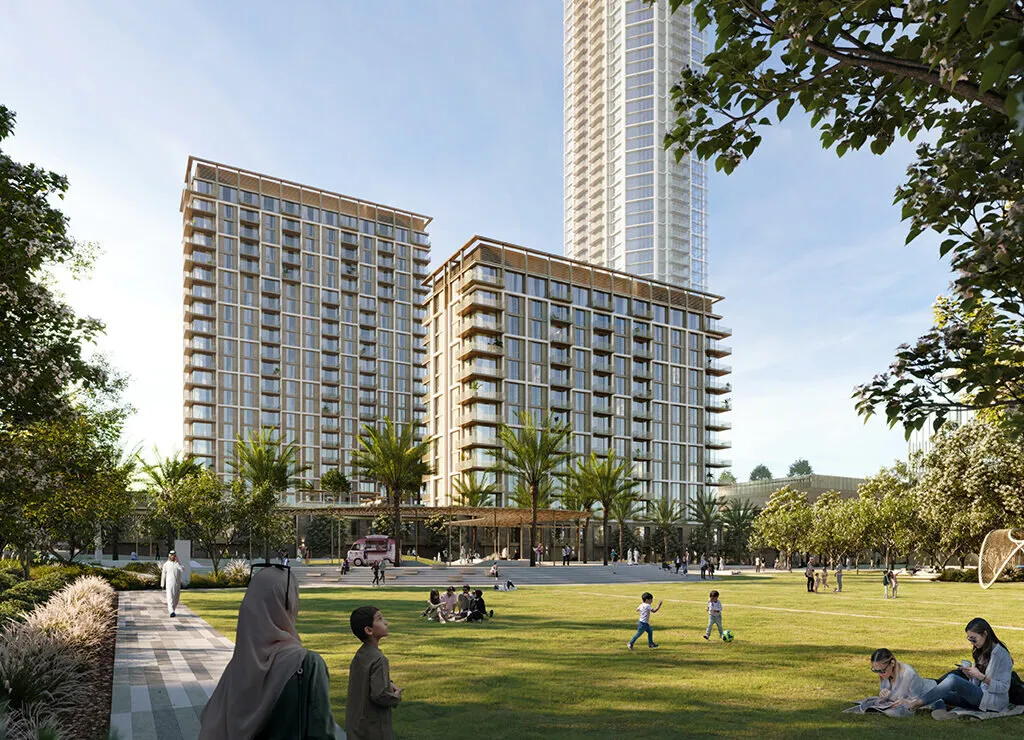Appartementen in het nieuwe premiumcomplex AEON in Dubai Creek Harbor! Prachtig uitzicht! Een uitstekende optie voor leven en beleggen (ROI - 8% in $)! Inkomsten uit wederverkoop - 35-45%! Goede locatie! Rentevrije termijnen!, 2 slaapkamers, 115 m²