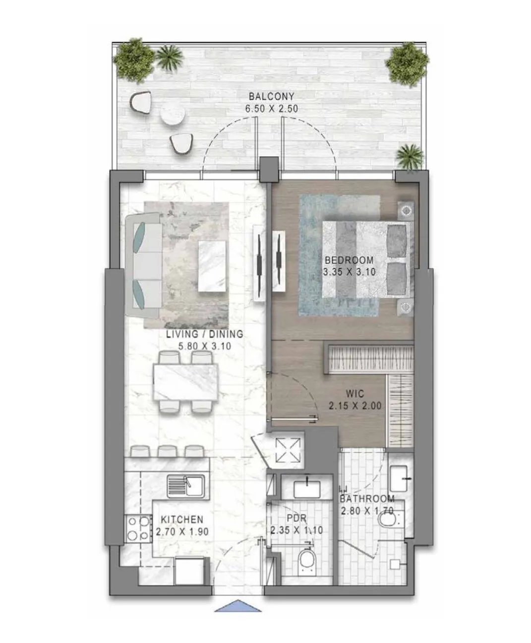 1 yatak odalı daire — Dubai Investment Park — 19/19