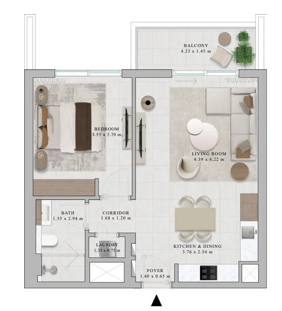 1 yatak odalı daire — Dubai Hills Estate — 10/10