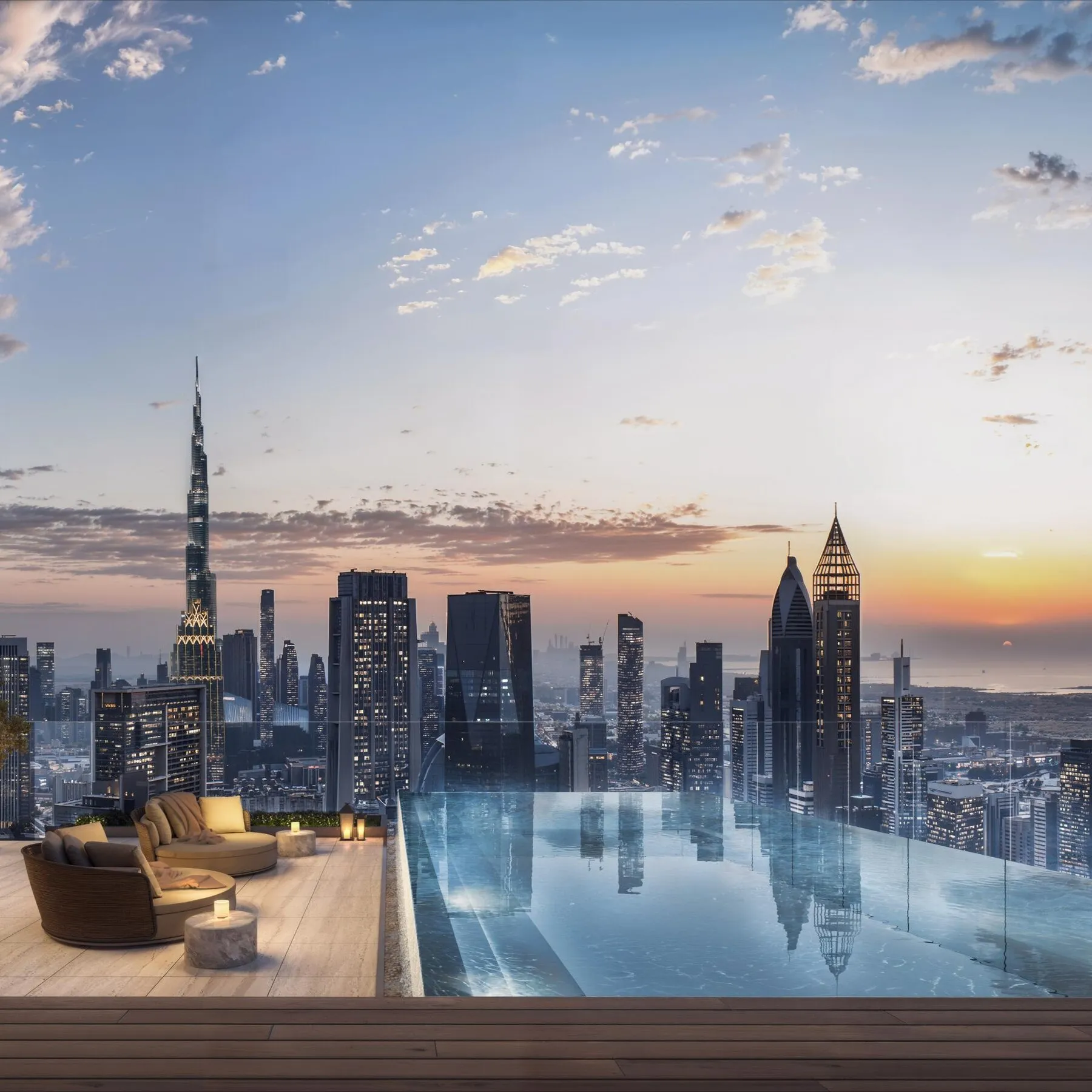 Premium appartementen in het Jumeirah Residences Emirates Towers project – Toren B, 2 slaapkamers, 103 m²