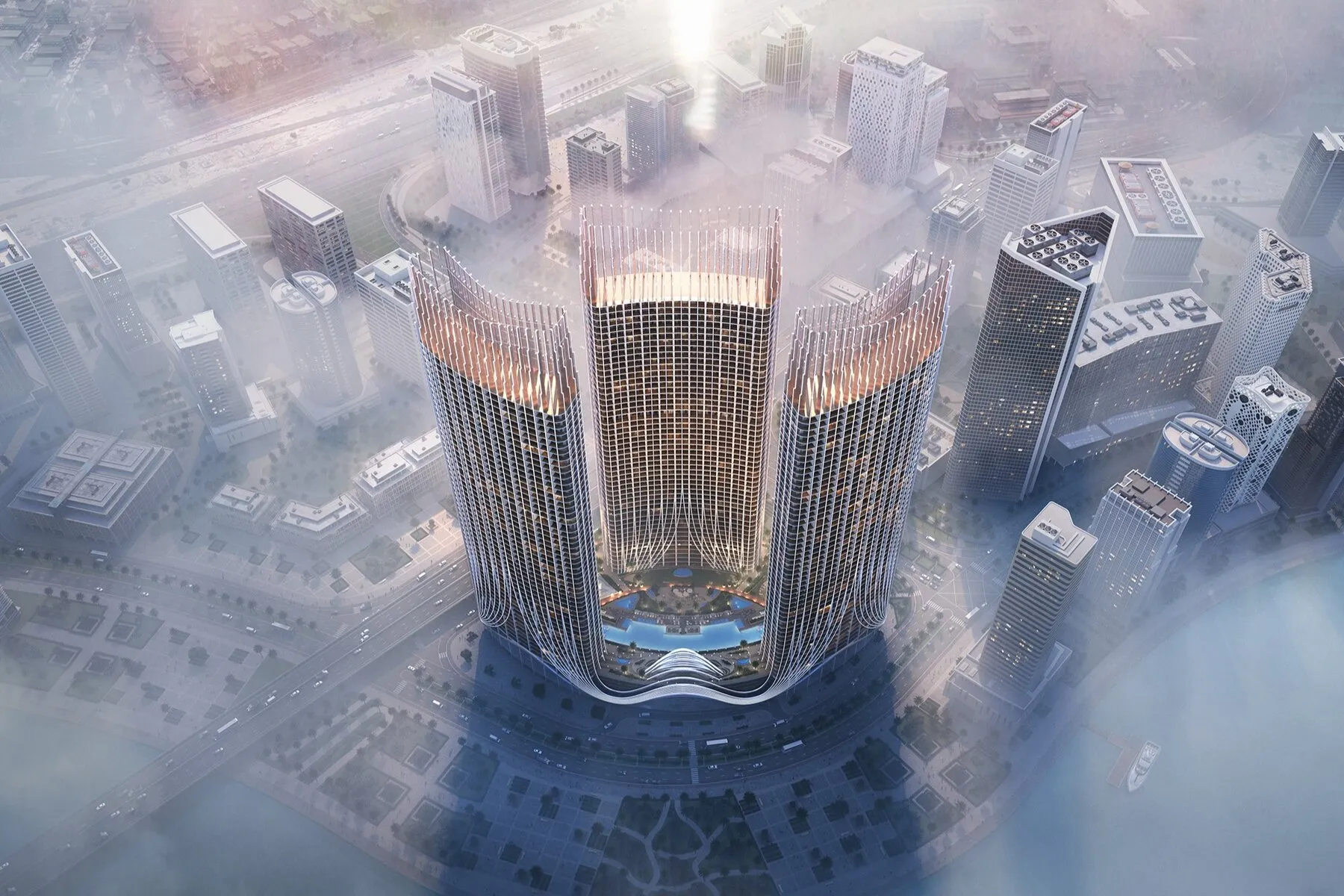 Appartementen in het luxueuze Skyrise-project in Business Bay! Volledig gemeubileerd, 1 slaapkamer, 95 m²