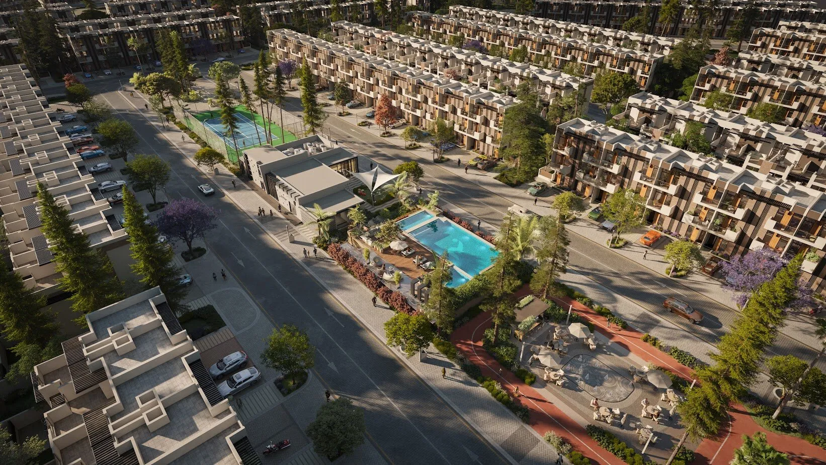 Herenhuizen in het luxe wooncomplex Reportage Hills in Dubailand, Dubai! H, 4 slaapkamers, 223 m²