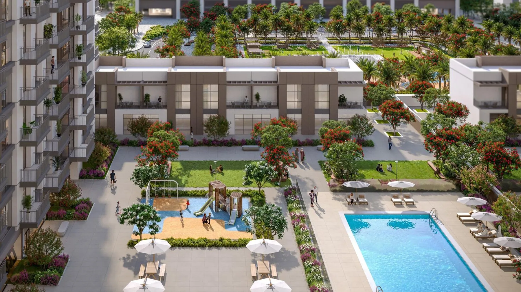 1 yatak odalı daire — Town Square, Dubai — 8/11