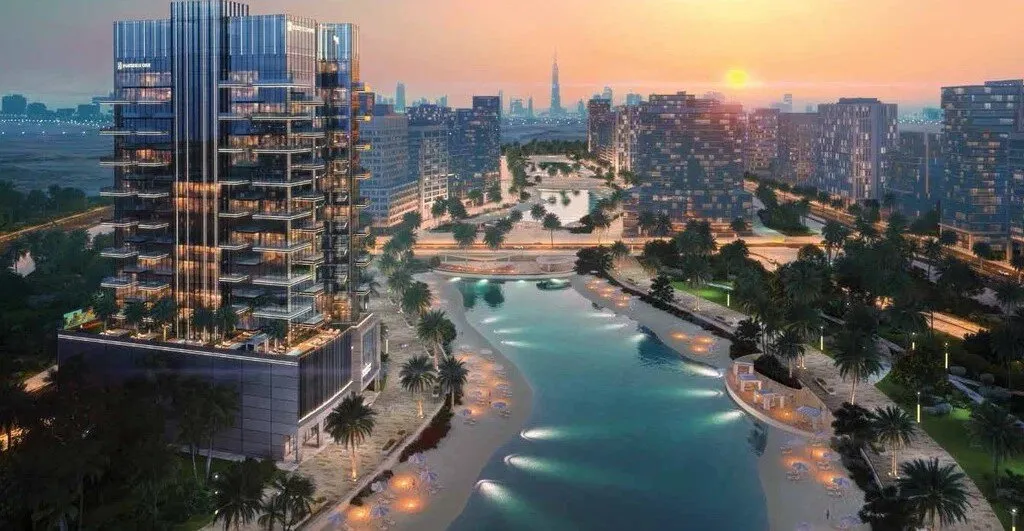 Appartementen in het premium complex The Water Way in de groene omgeving van Bukadra! In ok, 2 slaapkamers, 109 m²