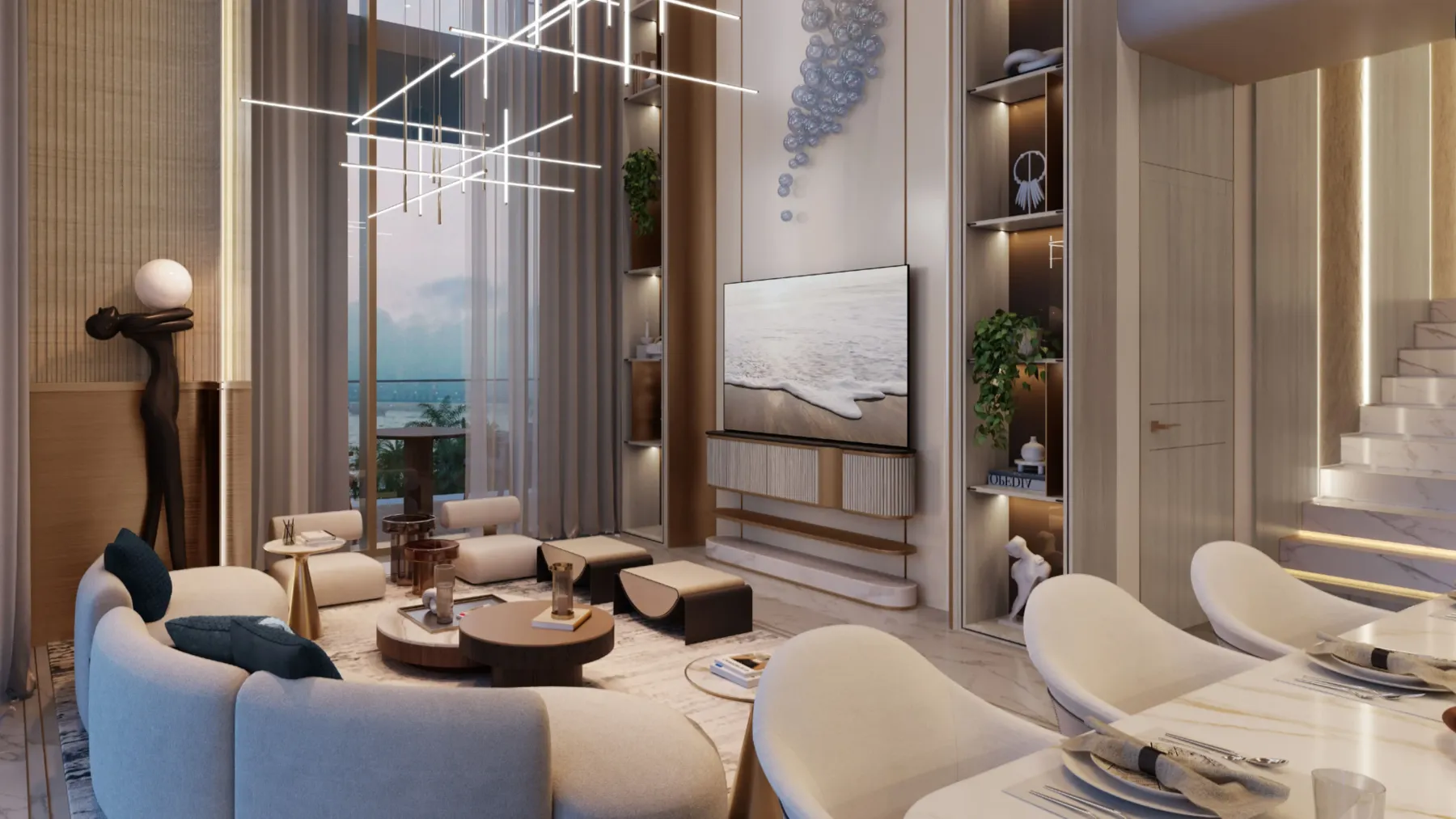 1 yatak odalı daire — Dubai Islands — 8/20