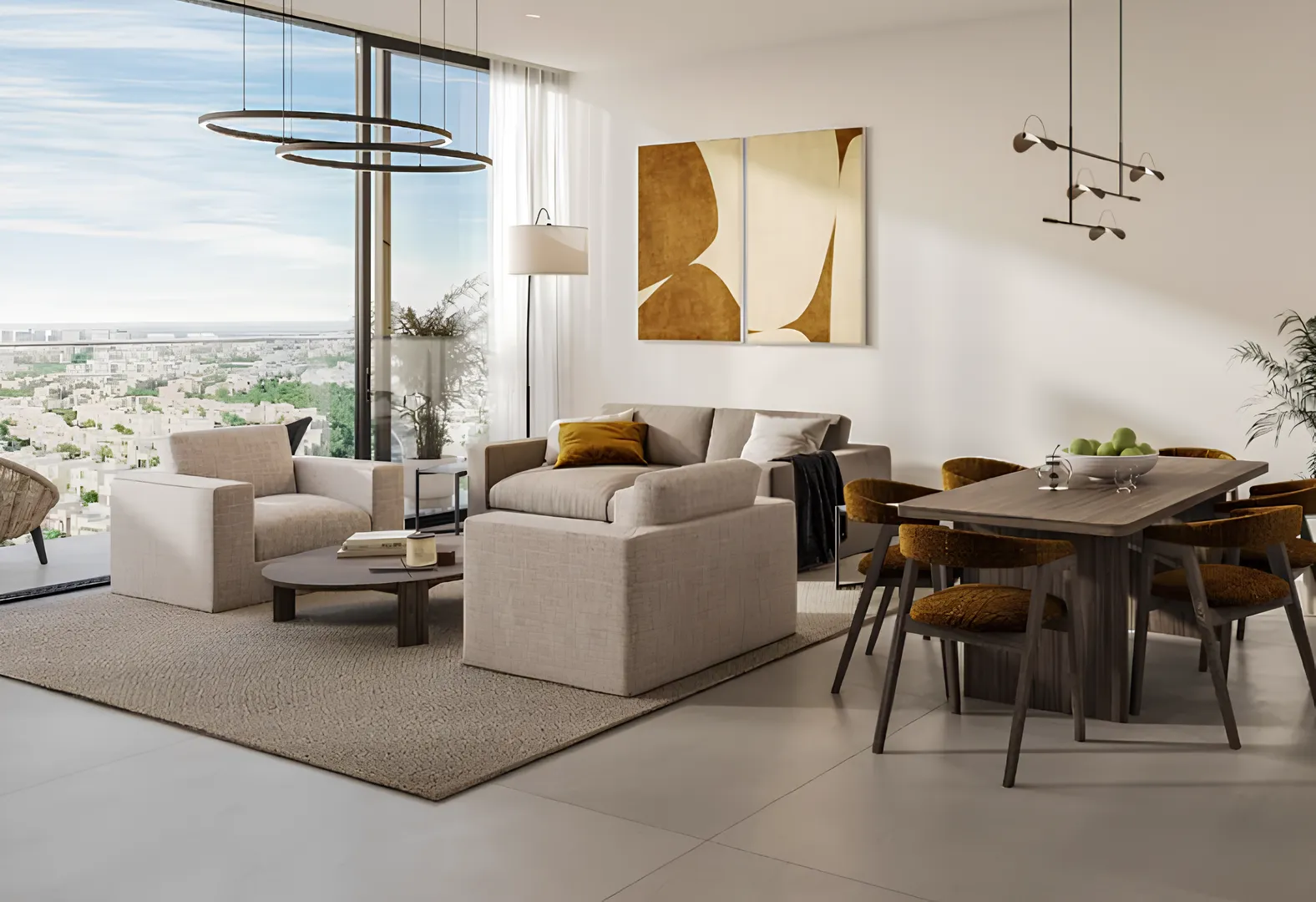 Appartement in het nieuwe wooncomplex Evora Residences in een levendige buurt van Dubai!, 2 slaapkamers, 208 m²