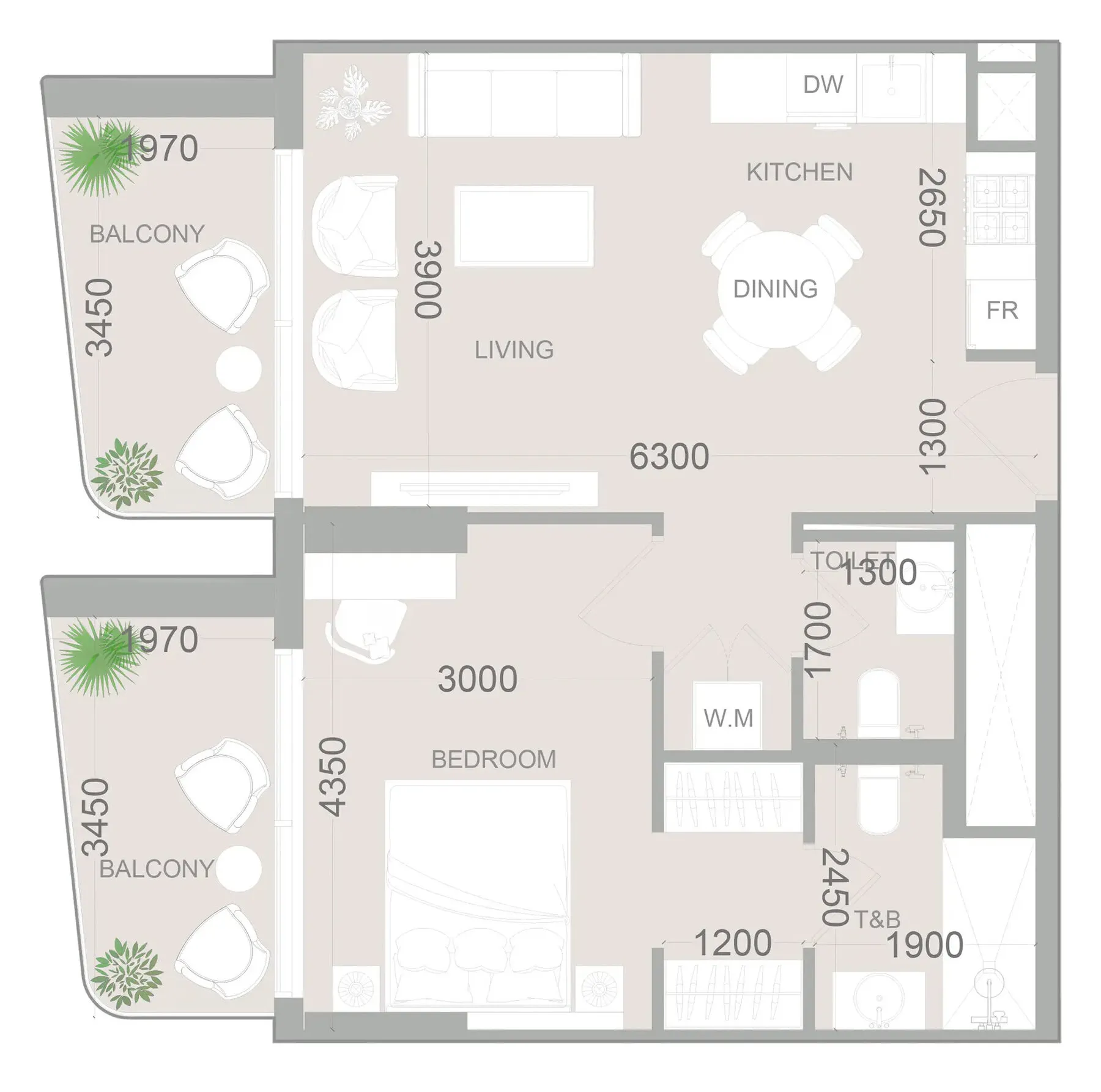 1 yatak odalı daire — JVT District 4, Dubai — 15/15