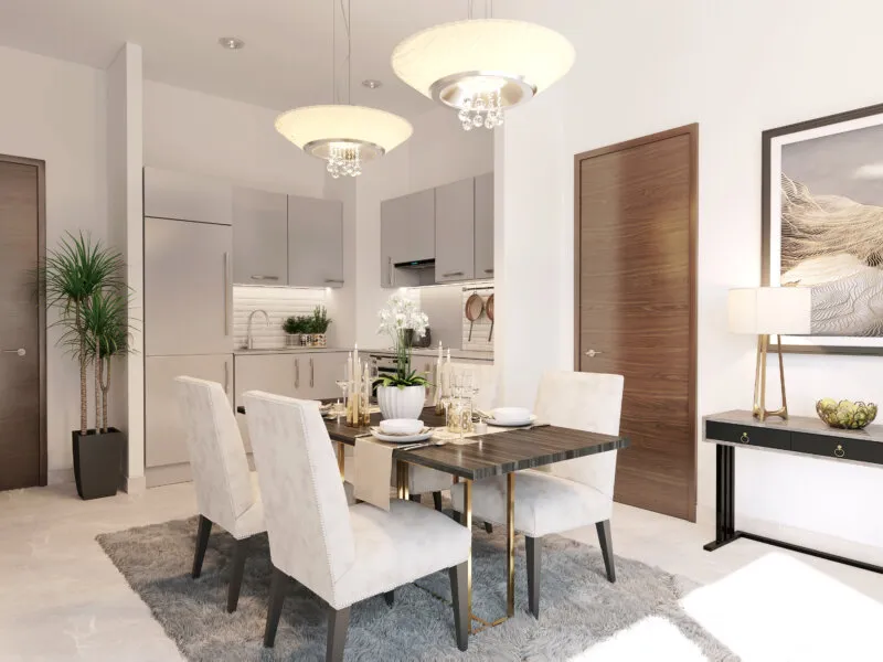 Appartementen in het wooncomplex Creek Vistas Grande in de groene omgeving van Sobha Hartland! Prachtig uitzicht op de iconische Burj Khalifa en Dubai Creek! Gemiddelde ROI voor Sobha Hartland, 1 slaapkamer, 79,51 m²
