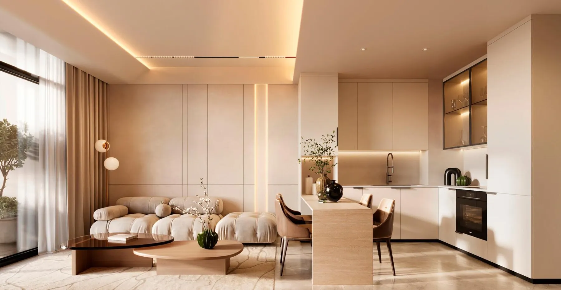 Oasis Residenties, 3 slaapkamers, 124 m²