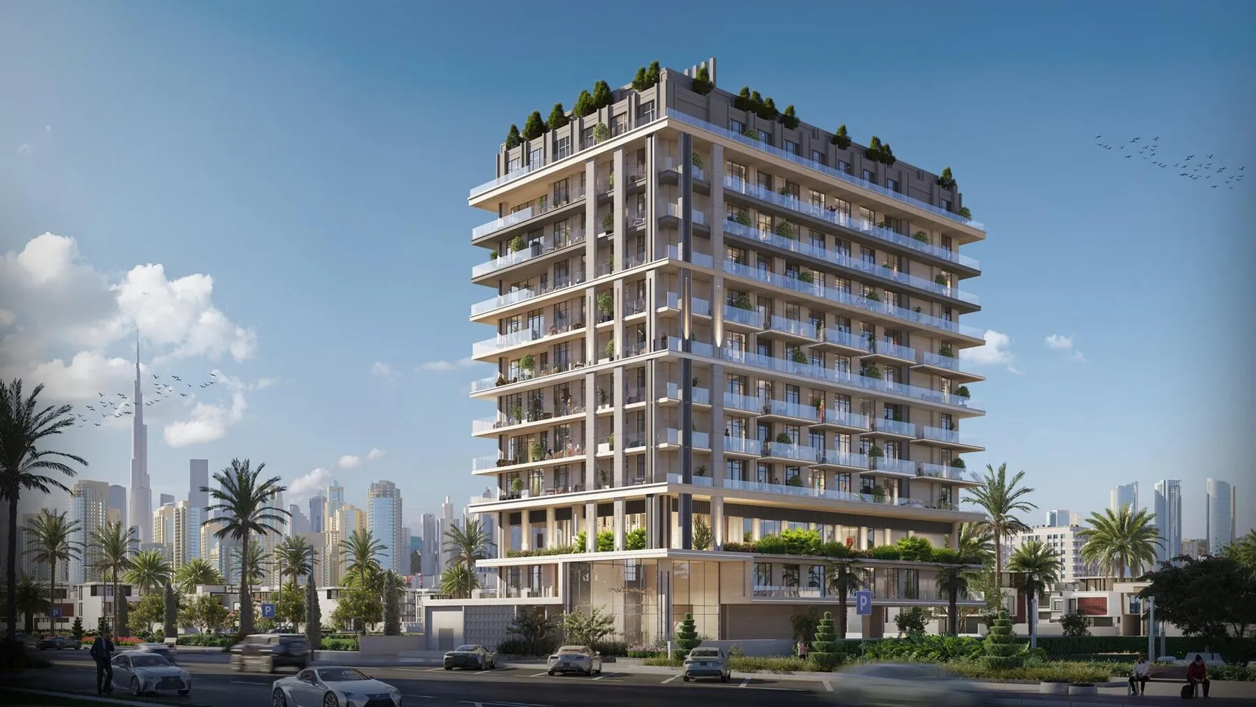 2 yatak odalı daire — Dubai Land — 12/27