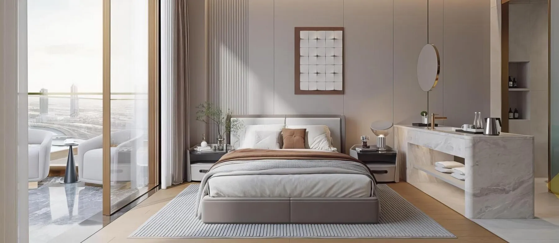 1 yatak odalı daire — Jumeirah Garden City, Dubai — 3/14