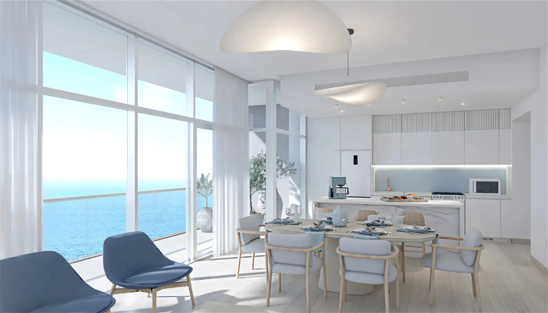 Uitzicht op zee| Ruime indeling| Hoge winstgevendheid voor kortetermijnverhuur | Wonen aan het water, 2 slaapkamers, 135,3 m²