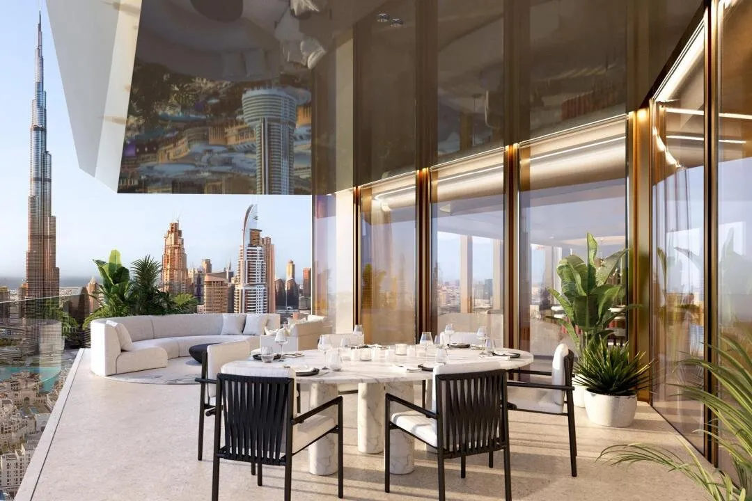 Volledig gemeubileerde en uitgeruste residentie in moderne stijl bij Baccarat Hotel & Residences! Panoramisch uitzicht op Burj Khalifa! Huurinkomsten vanaf € 1800,- per maand! Renteloze afbetalingen!, 4 slaapkamers, 477 m²