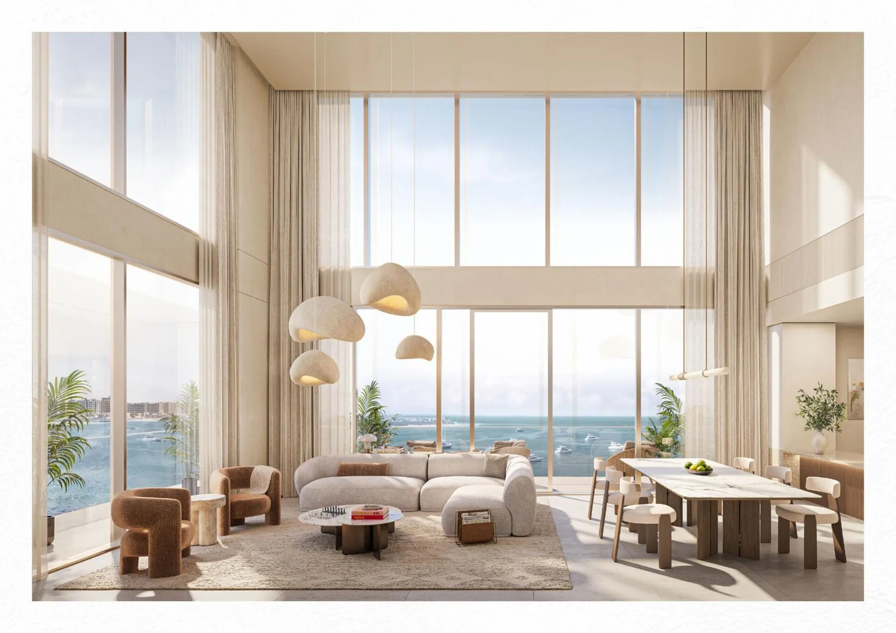 1 yatak odalı daire — Dubai Islands — 6/17