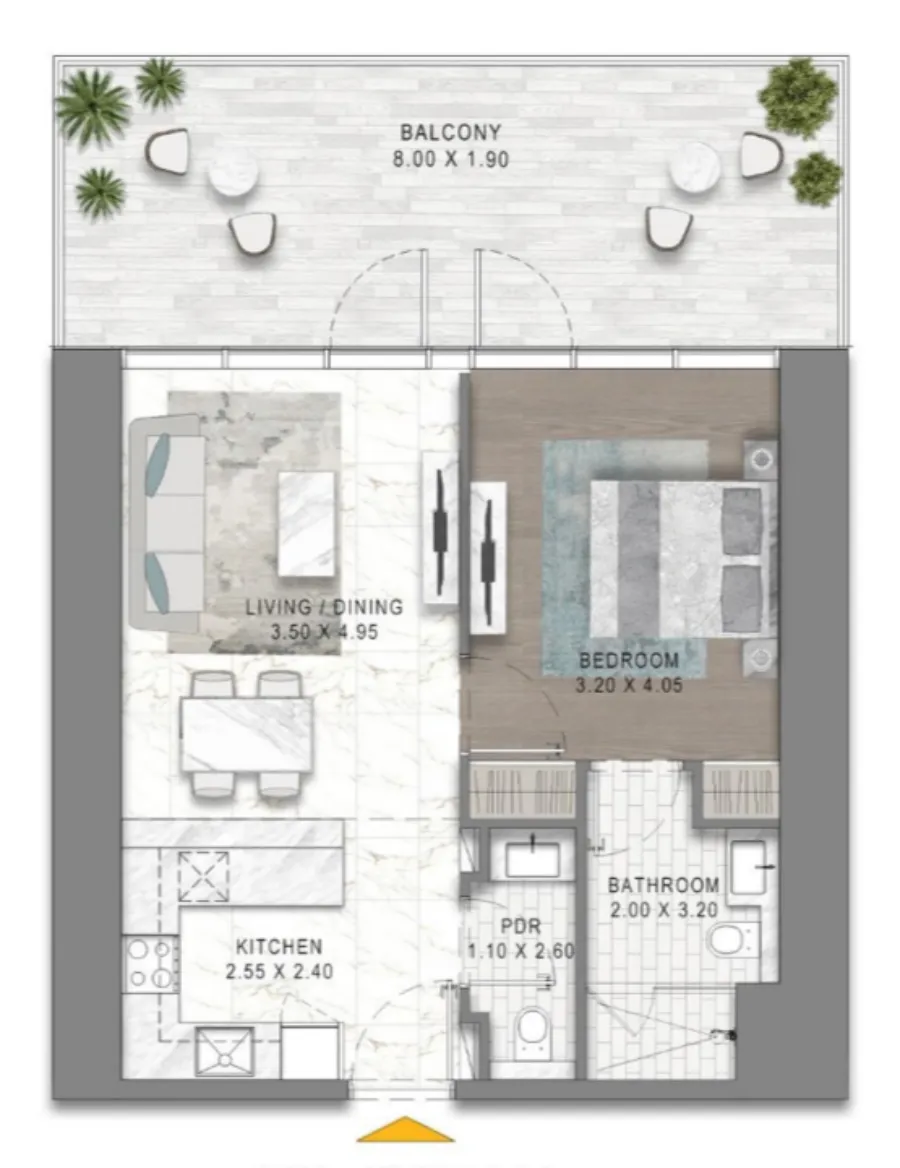 1 yatak odalı daire — Al Safa, Dubai — 18/18