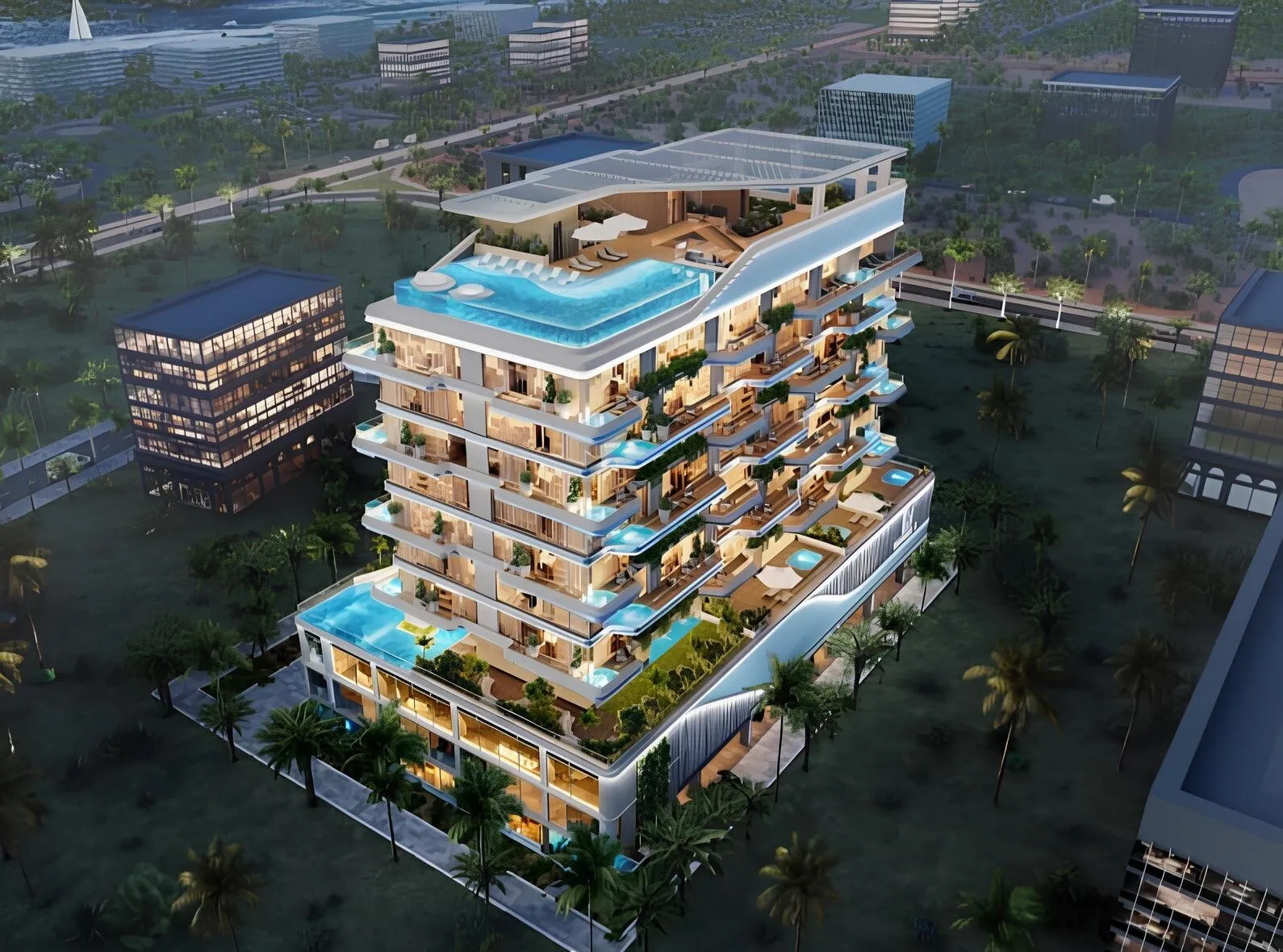 Moderne appartementen in het nieuwe TIVANO-project in de regio Dubai Islands! Appartement, 1 slaapkamers, 82 m²