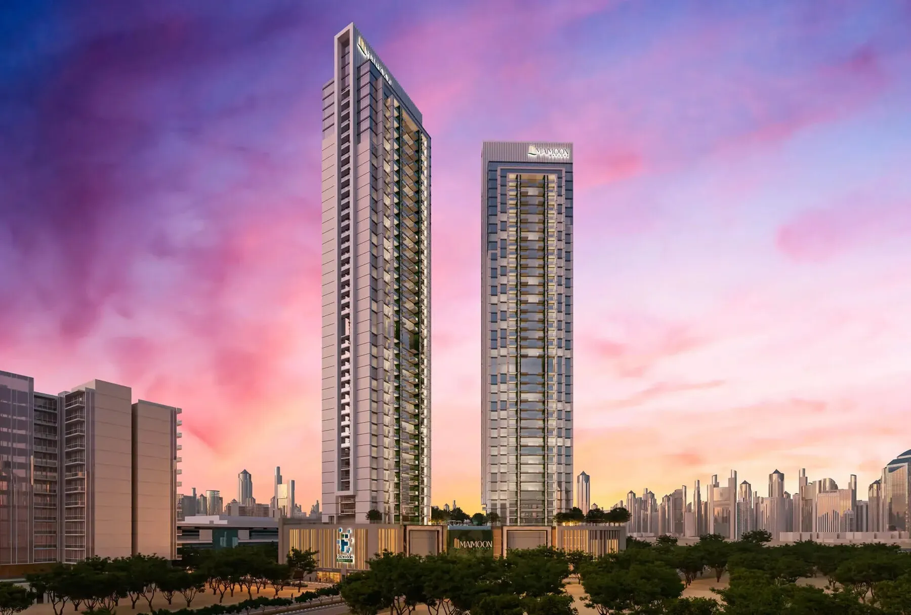 Luxe appartementen in het nieuwe project Maimoon Gardens! Volledig ingericht! Een goede optie voor investeringen en leven! Huurinkomsten - vanaf $ 2000 per maand!, 2 slaapkamers, 90 m²