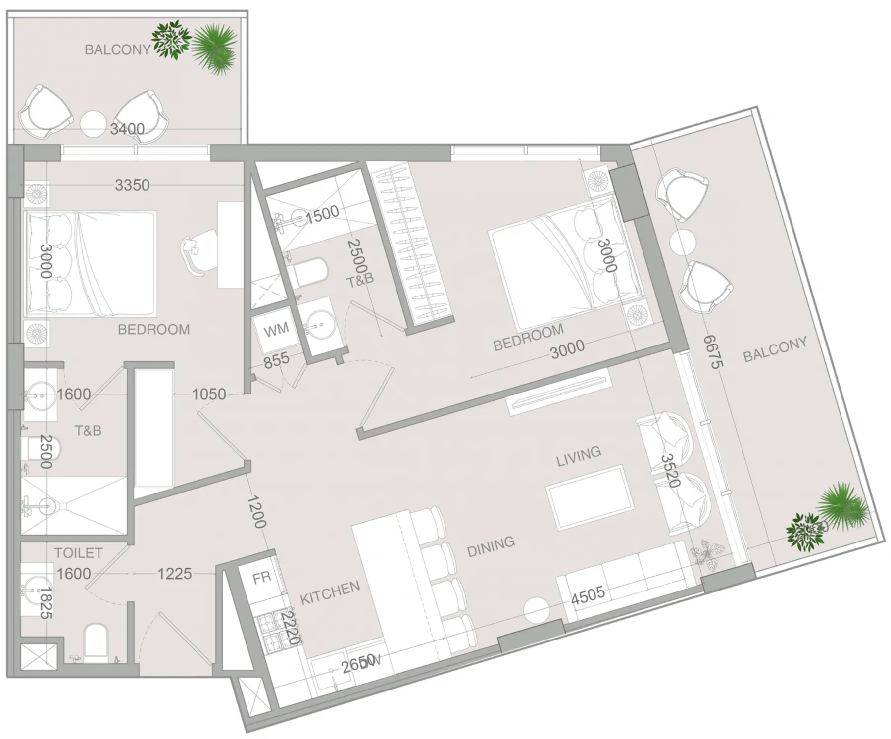 2 yatak odalı daire — Dubai Sports City — 9/9