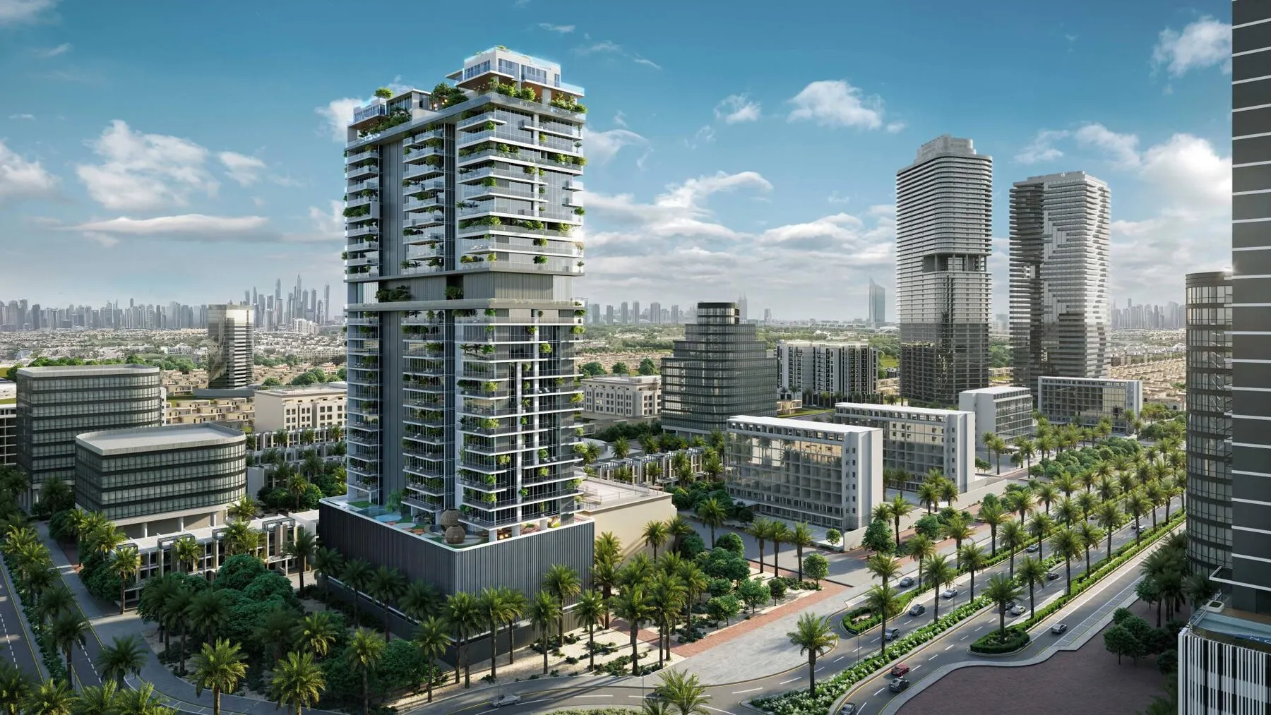 2 yatak odalı daire — Jumeirah Village Circle, Dubai — 20/20