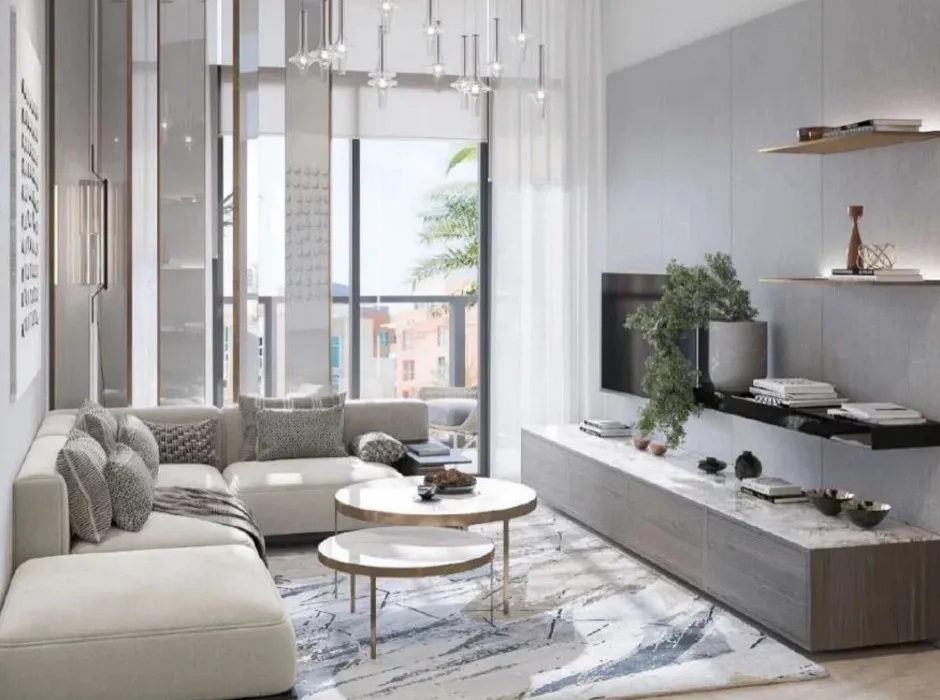 Appartementen in een wooncomplex in een moderne Scandinavische stijl Stonehenge Residence! 1 parkeerplaats! De appartementen worden verhuurd met een keuken en inbouwkeukenapparatuur! Geweldige optie voor wonen en investeren!, 1 slaapkamer, 64,29 m²