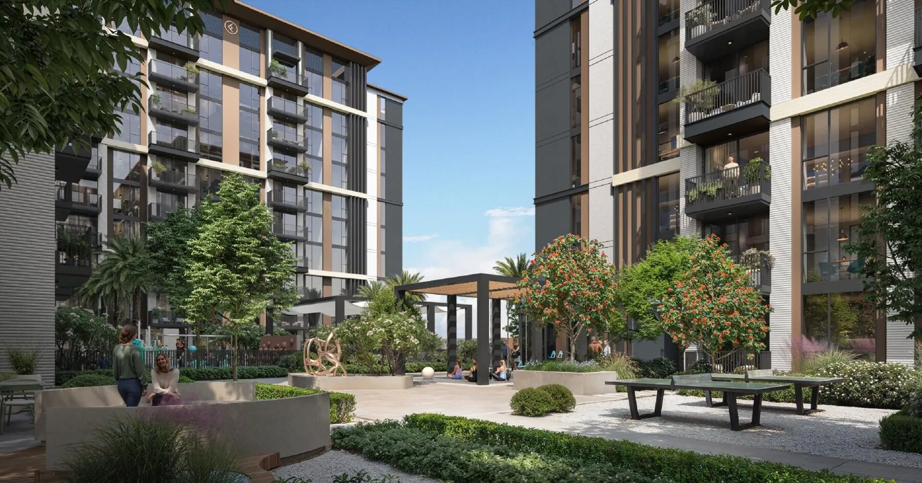1 yatak odalı daire — Dubai South — 10/20