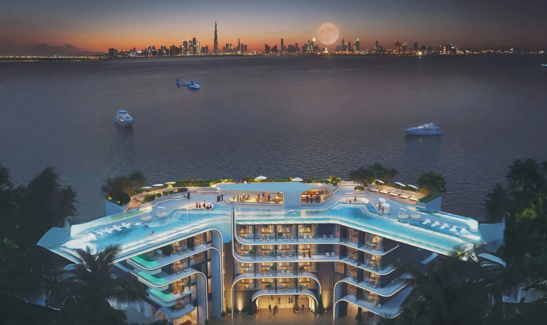 Hotelappartementen in het London Hotel-project in World of Islands, Dubai! Exclusief, studio, 56 m²
