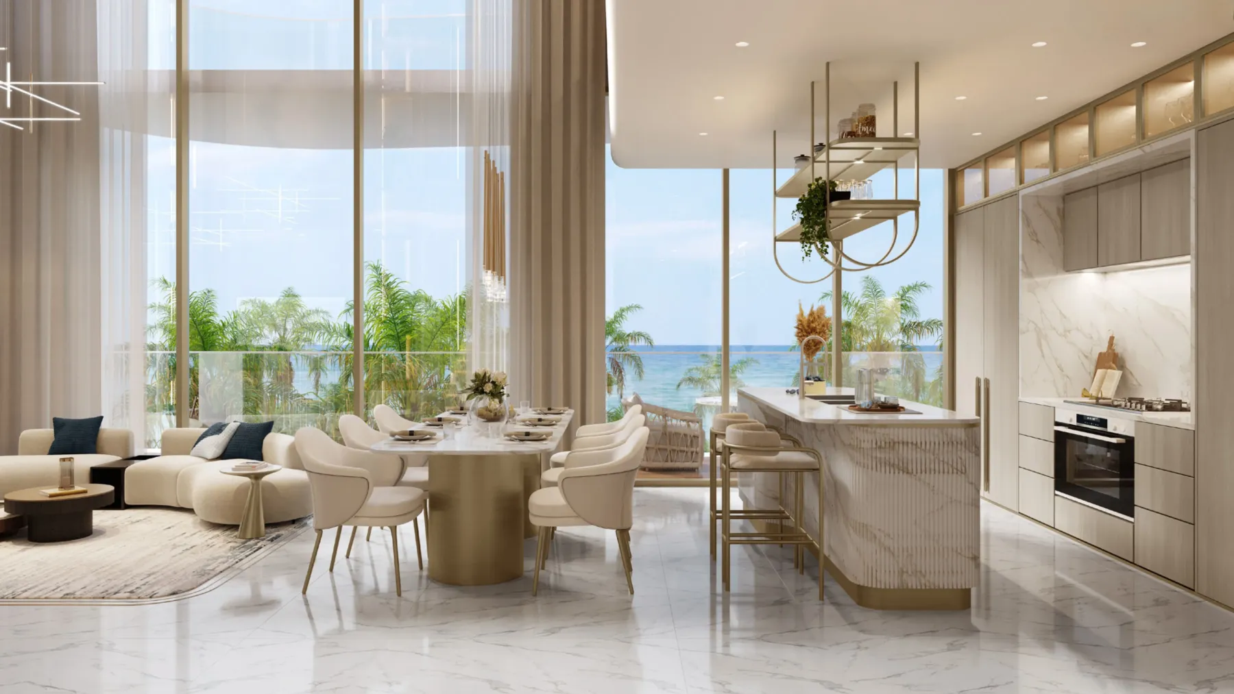 1 yatak odalı daire — Dubai Islands — 7/20
