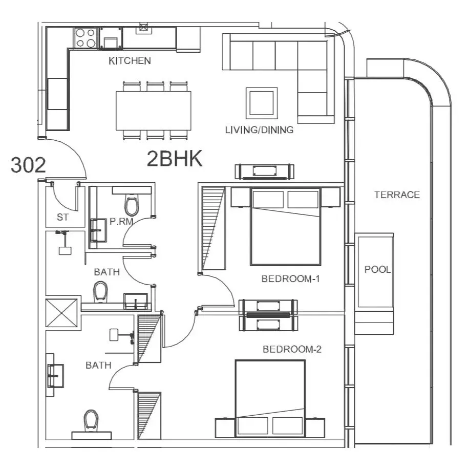 2 yatak odalı daire — Dubai Islands — 6/6